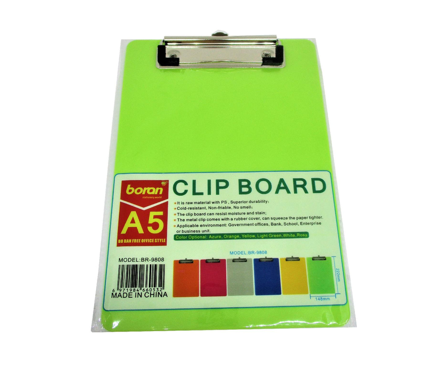 Clipboard A5 size - metal clip