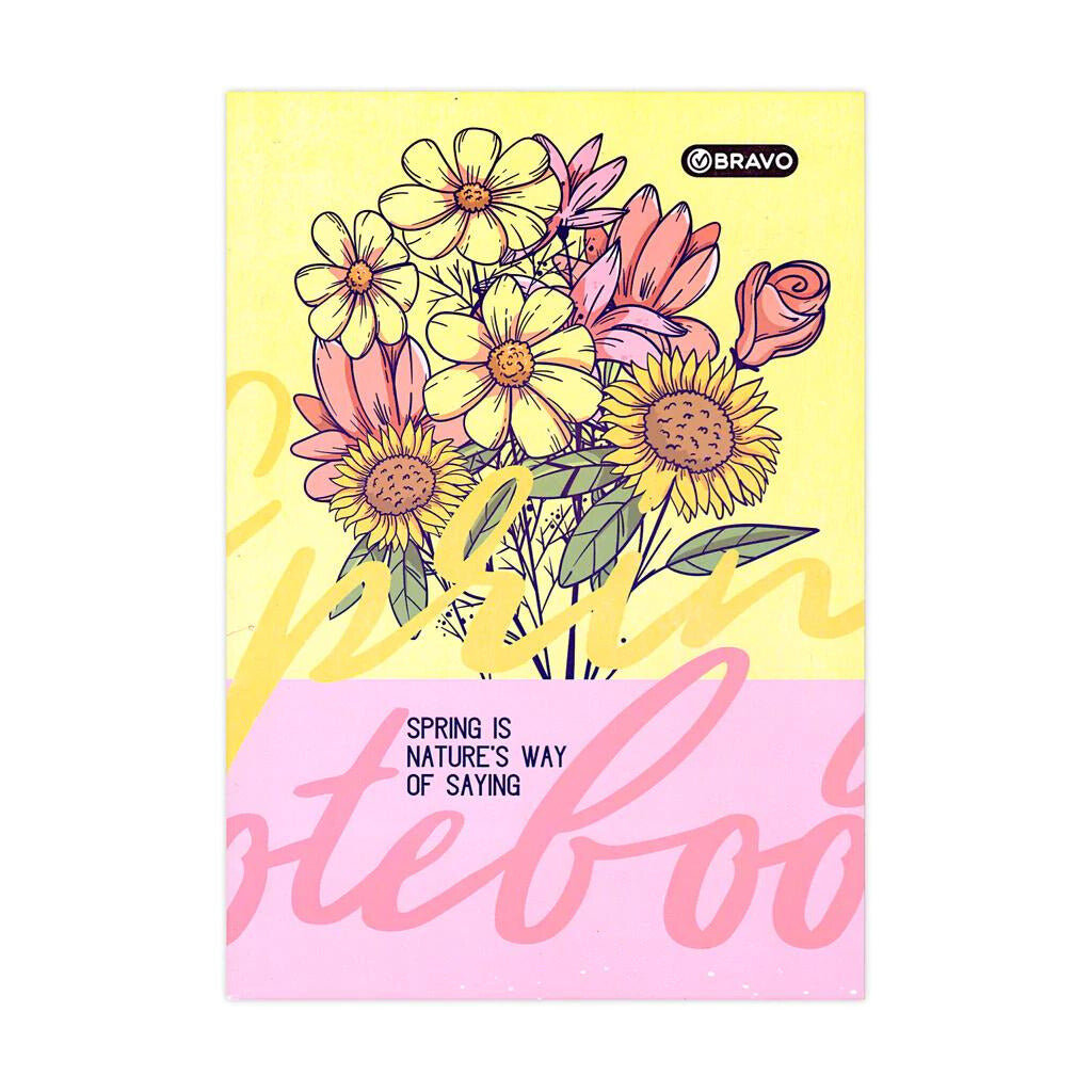 Bravo 80 Pages notebook - Floral