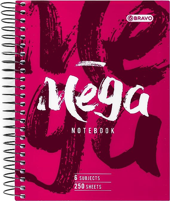 Bravo mega notebook 6 subject 250 sheets - A4