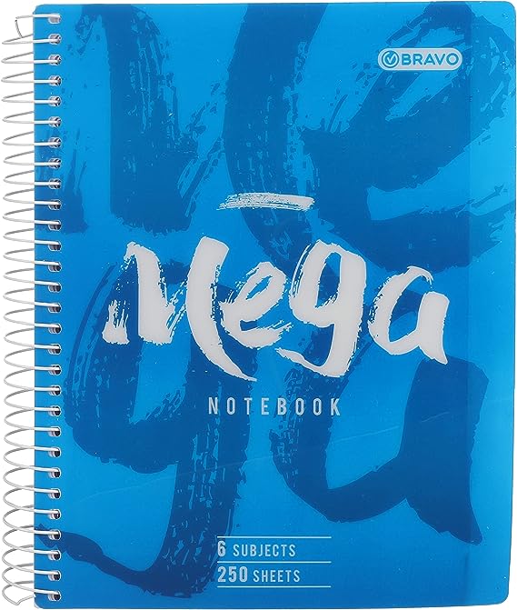 Bravo mega notebook 6 subject 250 sheets - A4