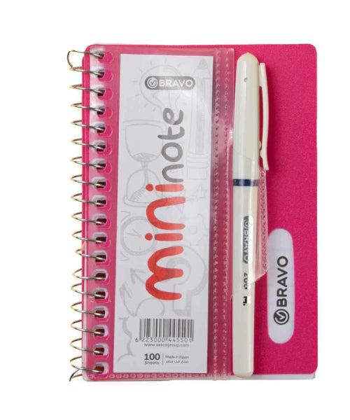 Bravo mini notebook - free pen