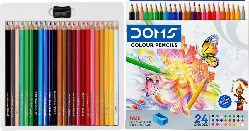 Doms Color pencils 24 shades - full size