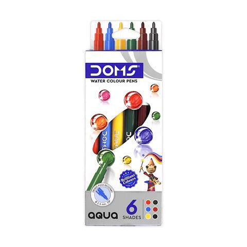 Doms watercolor pens - 6 shades