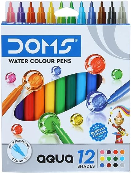 Doms watercolor pens - 12 shades