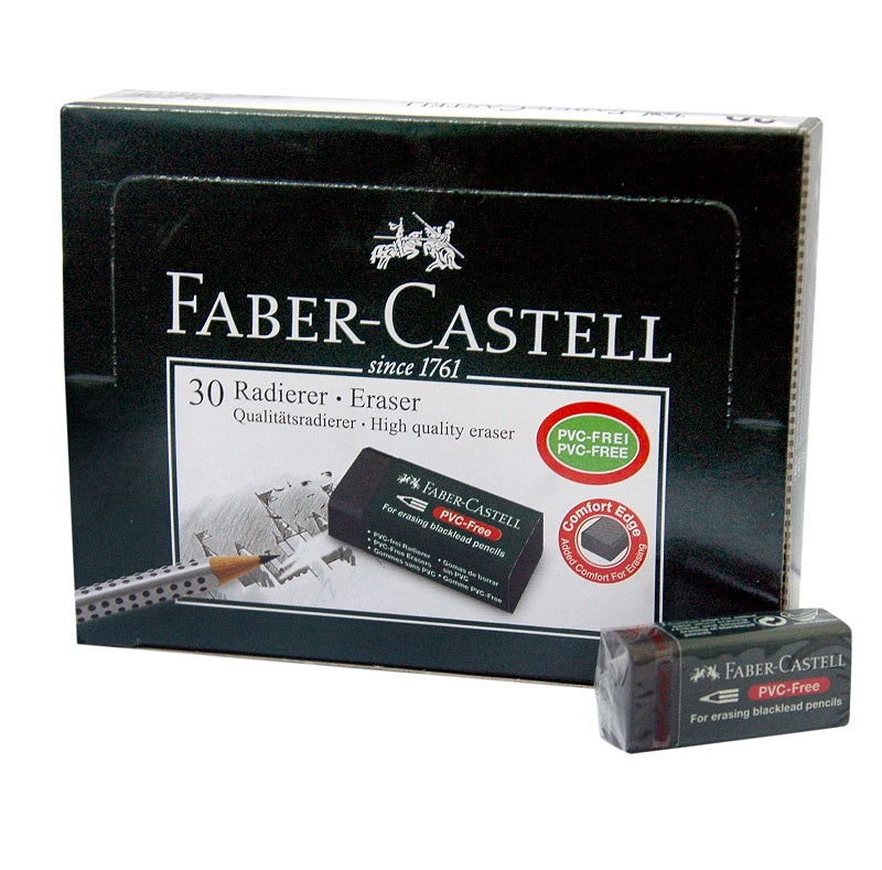 Faber Castell eraser - Black,  PVC Free