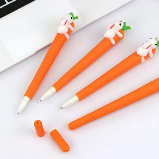 Carrot shape ballpoint pen