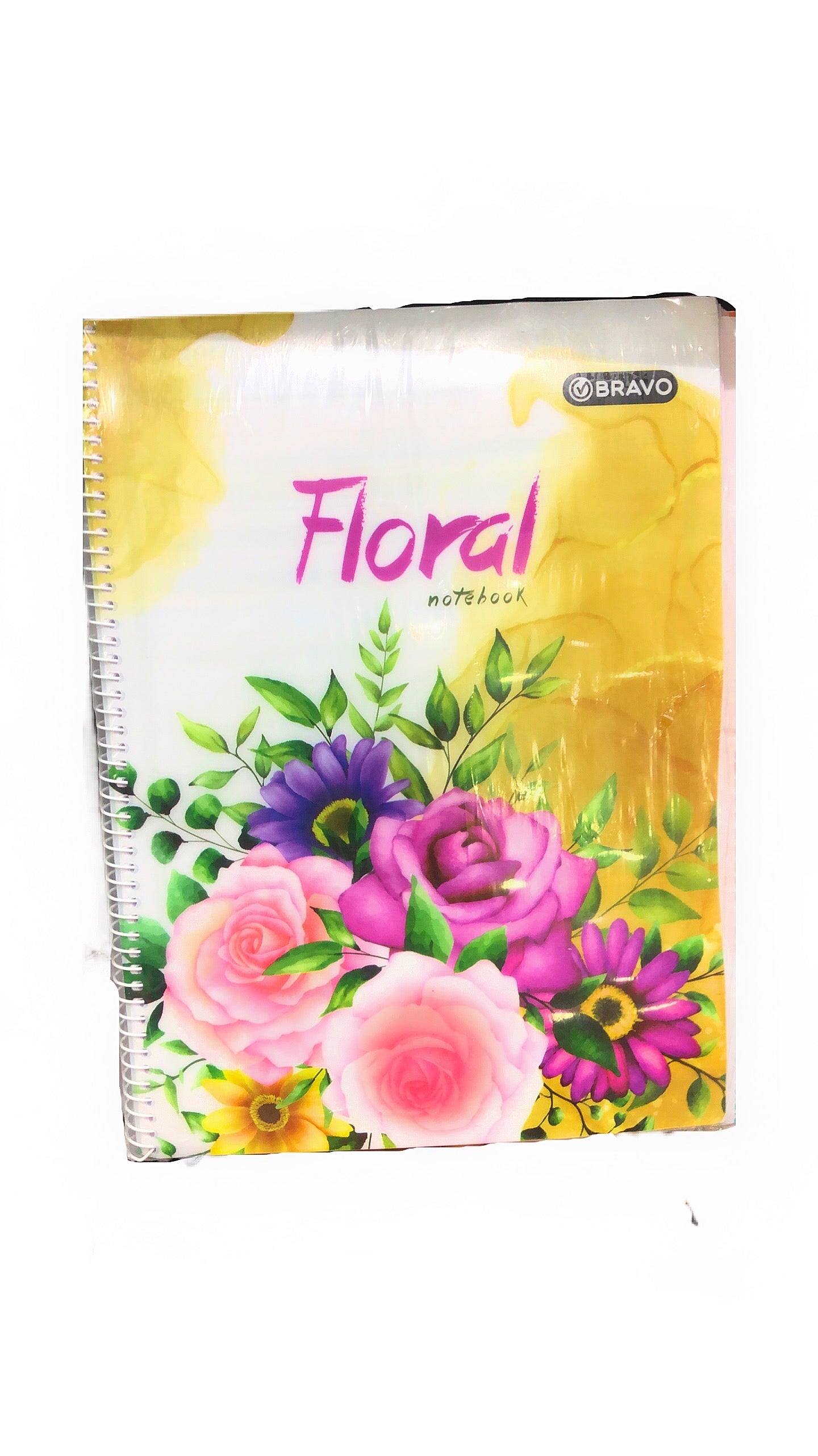 Bravo 80 Pages Spiral notebook - Floral