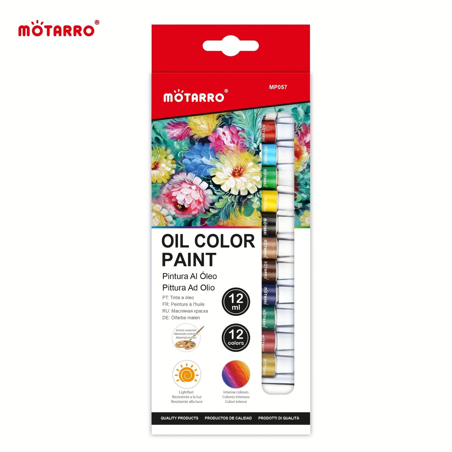 MOTARRO 12 Acrylic Paint - 12ml