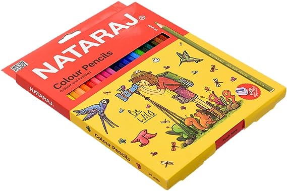 NATARAJ 24 color pencils