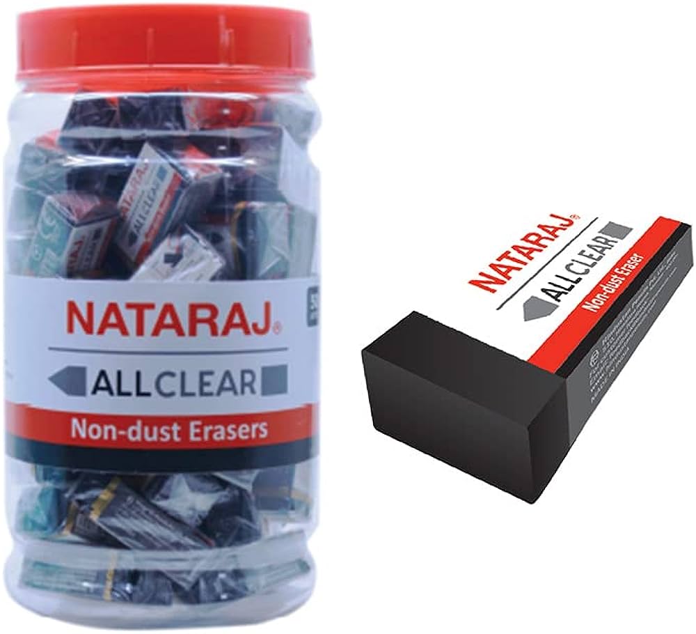 NATARAJ all clear non-dust eraser