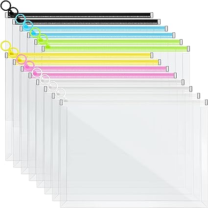 Zipper file - pack of 12