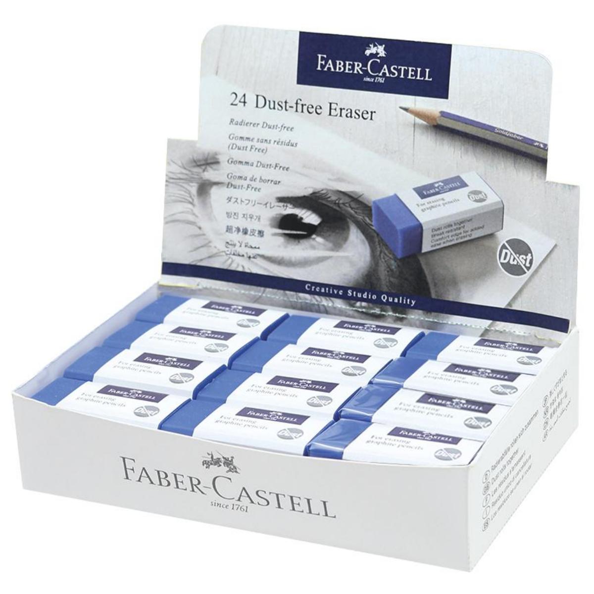 Faber Castell blue Eraser, PVC free