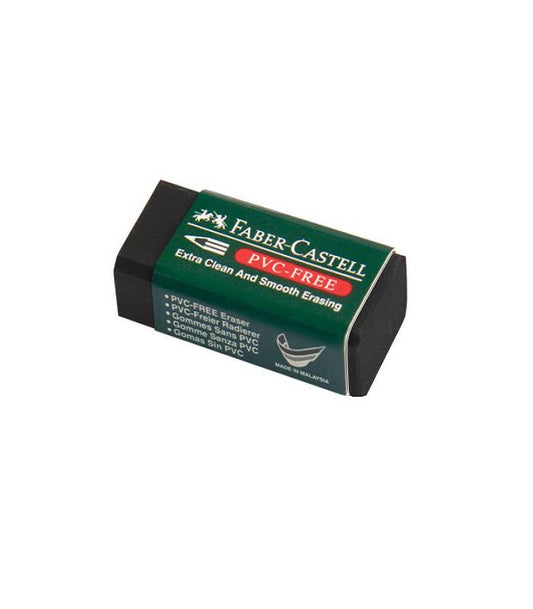 Faber Castell eraser - Black,  PVC Free