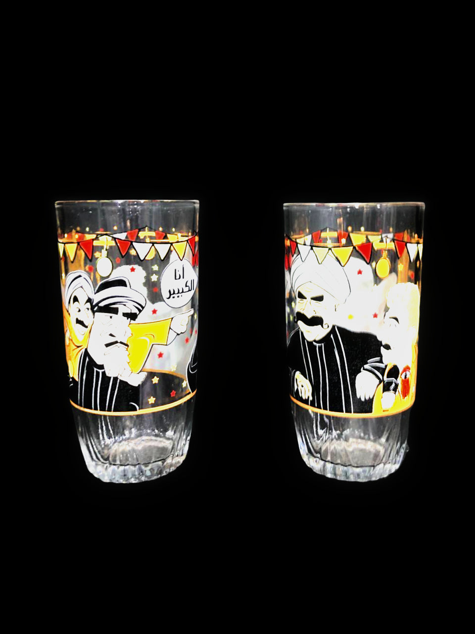 Ramadan Water Glass set of 2 - طقم 2 أكواب مياه رمضان