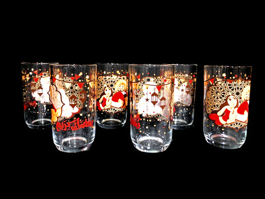 Ramadan Water Glass set of 6 - طقم 6 أكواب مياه رمضان